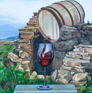 Winery Mural, Hamilton , by Sarah Collard
